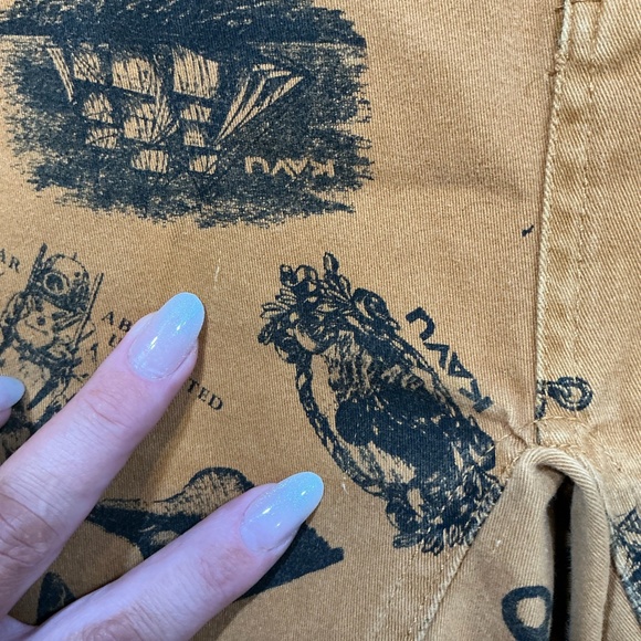 KAVU Chilliwack Printed Canvas Shorts – Nautical Caramel Print – Men’s Size 32 - Picture 4 of 8